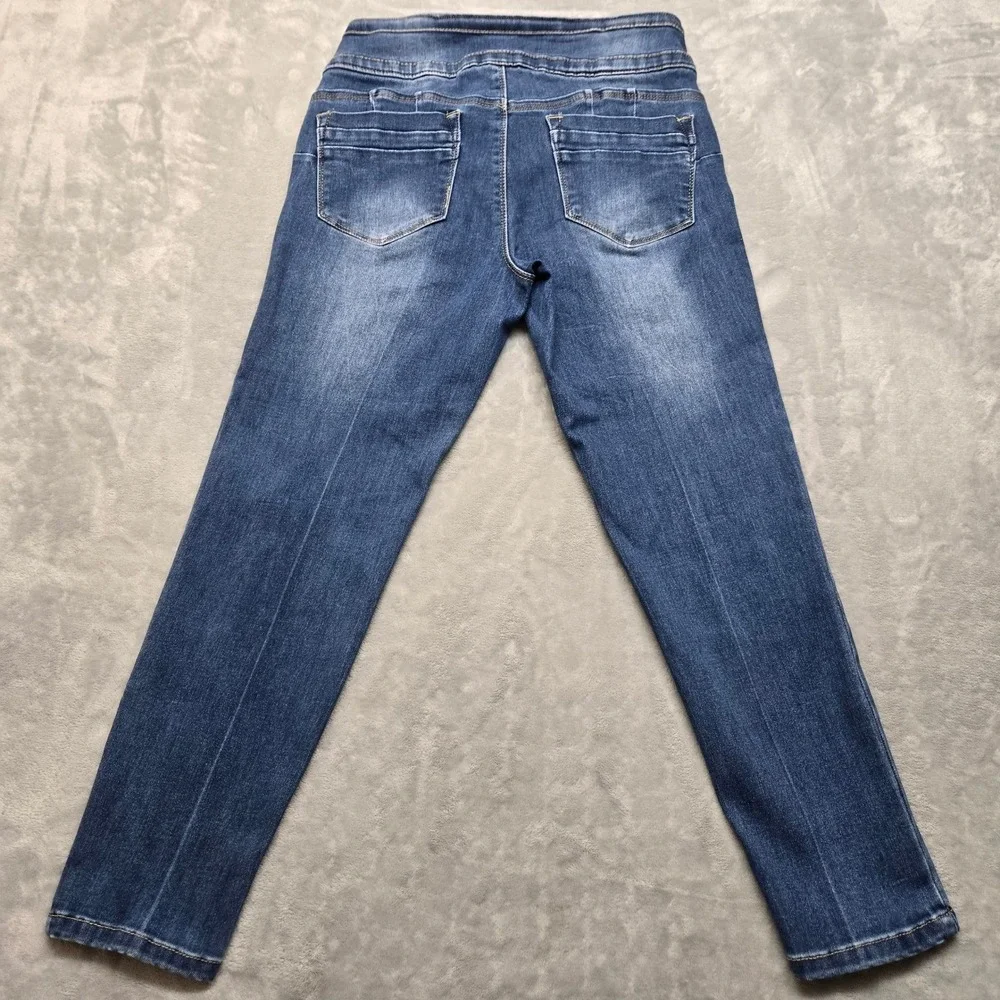Sandpiper Petite High Rise Skinny Jeans‎ Medium Wash Blue Womens Size 10P 30x26